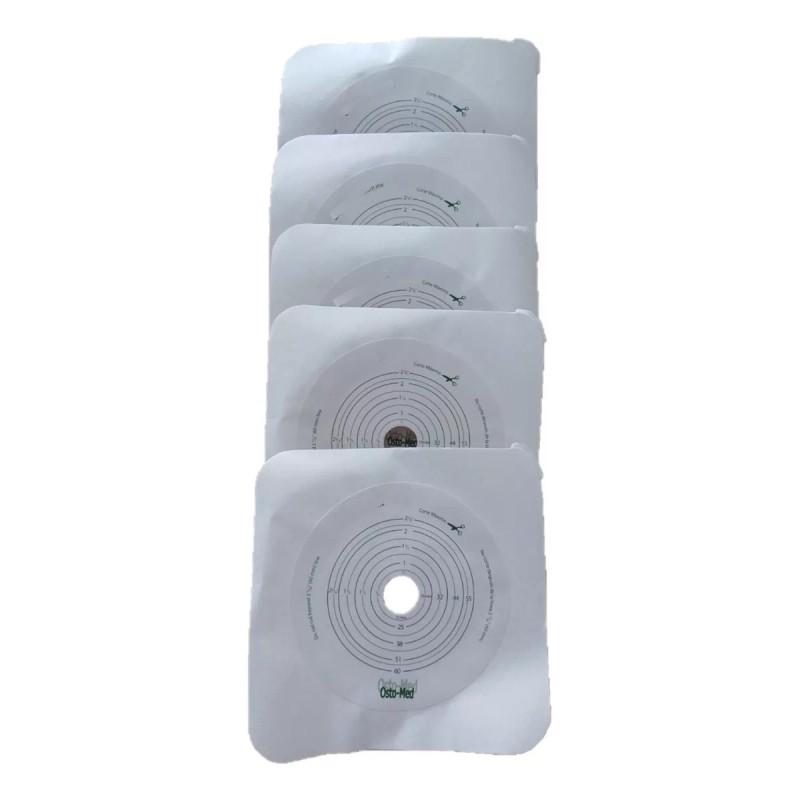 Ostomed Placa Para Colostomía Ostomed Caja Con 10 Piezas.