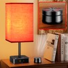Bedroom Table Lamp with Remote Operation Control,Dimmable Bedside Table Desk