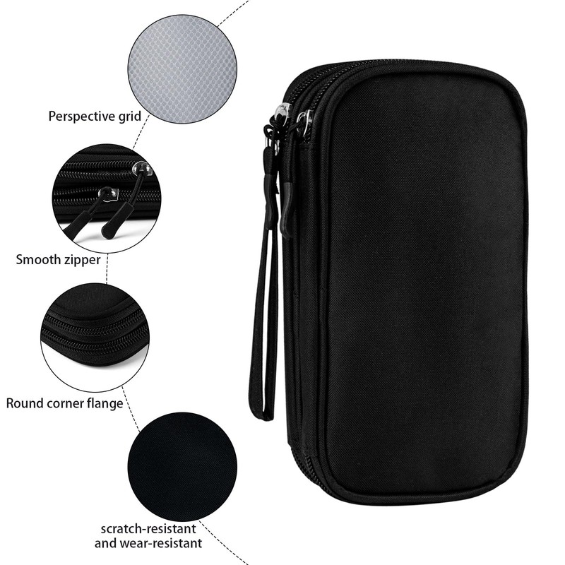 MUNSKT Travel Cable Organiser Bag Portable Electronics Accessories Organizer 3