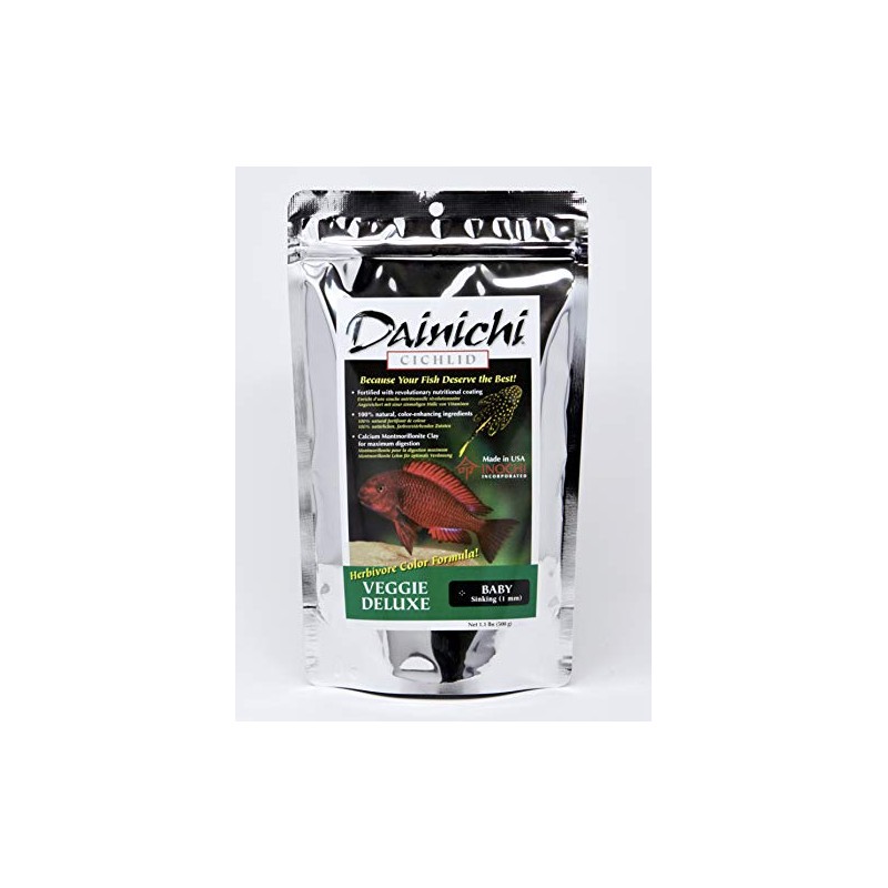 Dianichi Cichlid Veggie Deluxe Baby Sinking - 1.1 Pound