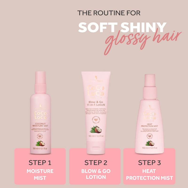 Lee Stafford Coco Loco & Agave Heat Protection Mist