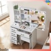 Yamissi Vanity Table Set Makeup Dressing Table 6 Drawers 10