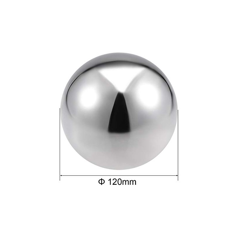 uxcell 120mm(4.72") Dia 304 Stainless Steel Hollow Ball for Home
