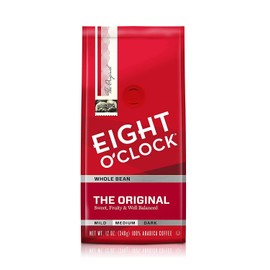 Eight O'clock Original Whole Bean Coffee, 12 oz