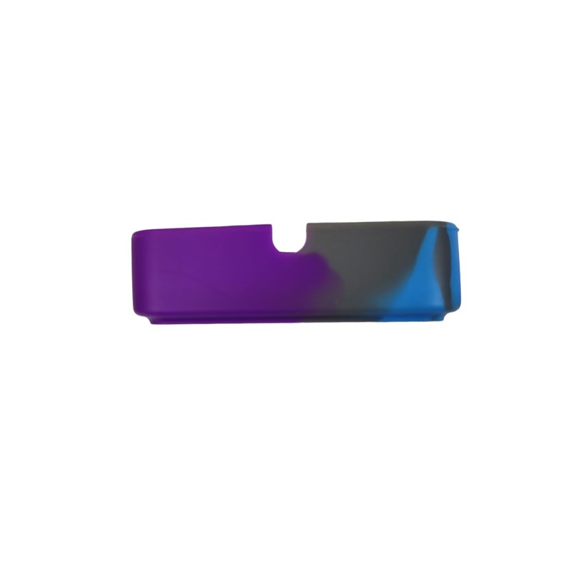 Eclipse Silicone Sqaure Multi-Color AshTray, 3pcs (Purple, Grey, Blue)