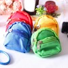 1Pc Blue Mini Doll Backpack School Bag Model Dollhouse School