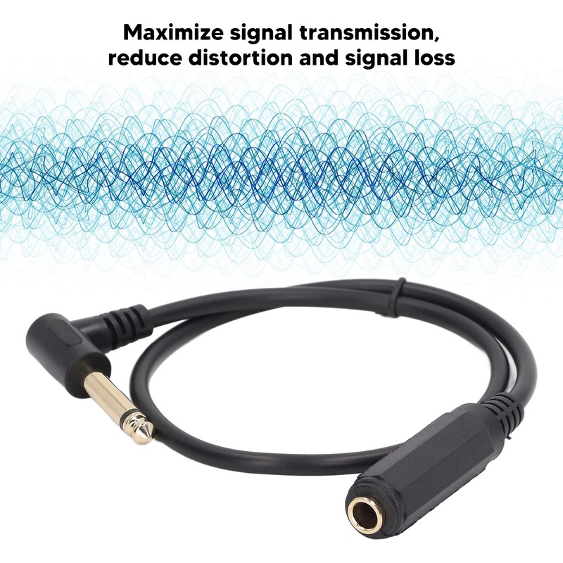 Acouto Cable de Audio Macho a Hembra de 6,35 Mm