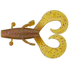 Yamamoto 136-07-330 Cowboy Creature Bait, 4", 7pk, Green Pumpkin, Multicolor, One Size