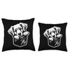 Cute Golden Retriever Peeking Dog Graphic Design Throw Pillow