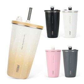 TYESO Tumbler with Straw, 2025 Upgraded Version