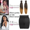 Abellee Pre Stretched Braiding Hair 26”, 8Packs Braiding Hair Pre