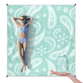 AISPARKY Beach Blanket Waterproof Sandproof Quick Drying Beach Mat Extra Large Outdoor Picnic Blanket for Travel Camping Hiking