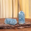 dssmboom Pack of 2 Healing Crystal Wands Hexagonal Crystal Point
