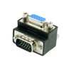 NFHK Adaptador VGA Macho a Hembra 15 Pines 270 Grados