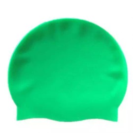 speedway Men Women Child Swimming Cap Solid Color kids Clean Swim Pool for Adult - Green