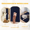 Cat Scratch Mat,118.5"x17.4" Trimmable Self-Adhesive Cat Scratch Furniture Protector, Sticky