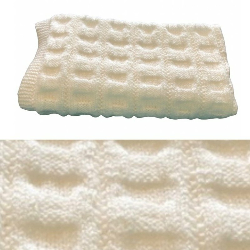 Peach Unicorn Designs Knitting Patterns for Baby Blankets x 2,