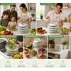 Manual Salad Spinner for Washing & Drying Vegetables – Compact