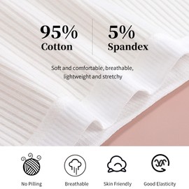 Lancry 4PCS Girls Bra,Soft Cotton Crop Tops for Girls Age 7-12,Unpadded Wireless Girls Sports Bra Training Bras for Girls Kids Teens (UK, Age, One Size, Regular, M, White*4)