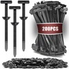 200 Pack Nylon Universal Cable Tie Buckle Zip Tie, Heavy