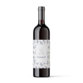 Bridesmaid Proposal Wine labels, Bridesmaid Proposal Gift, Gift for Grandparents, Maid of Honour Gift, Matron of Honour Gift, Will you be my Bridesmaid, Bridesmaid Giftbox (2 Pack Bridesmaids)