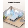 Koonie 8'' Wall Mount Fan, Quiet Small Wall Fan with