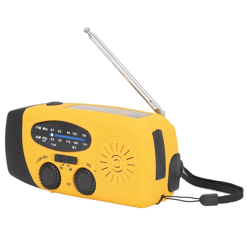 Hand Crank Solar Radio Multifunctional Emergency Radio LED Radio with