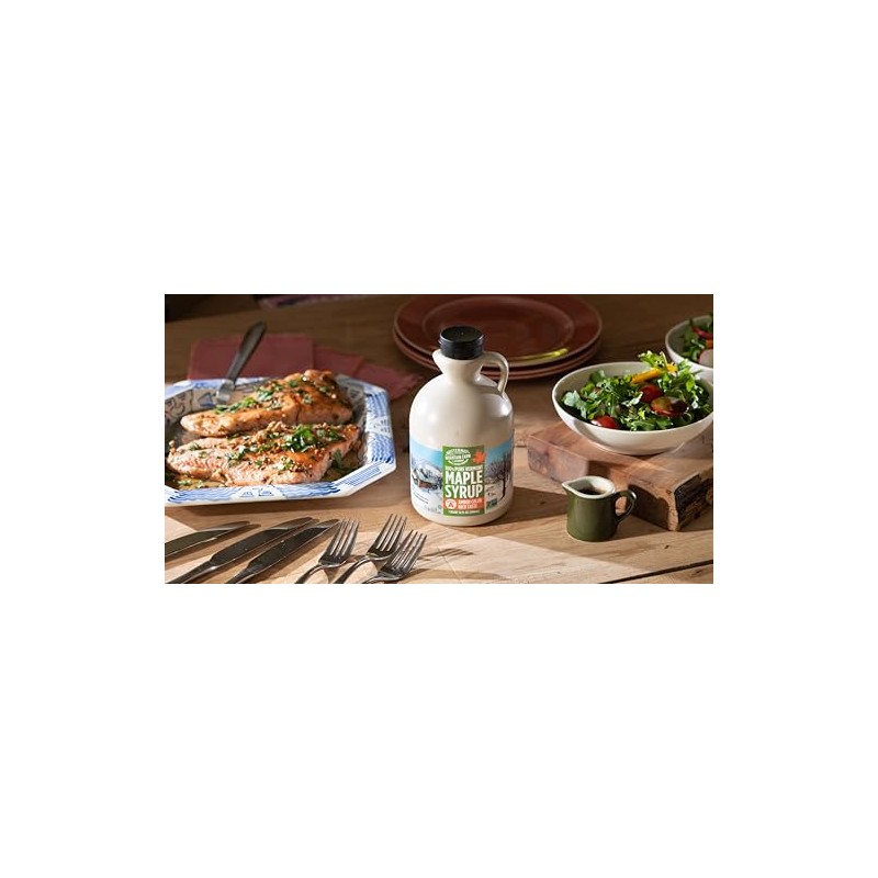 Butternut Mountain Farm Pure Vermont Maple Syrup, Grade A, Amber