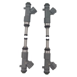 JESBEN 16600EA00A FJ744 4PCS Fuel Injectors Nozzles 12 Holes Replacement for Nissan Frontier QR25DE 2.5L-L4 2005-2015 FJ744 16600-EA00A
