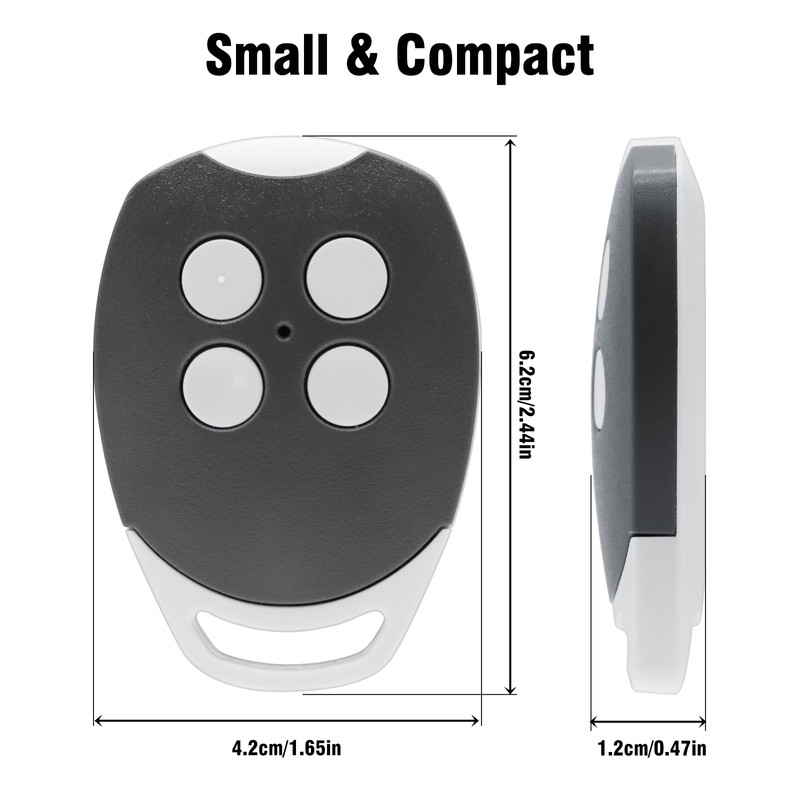 Garage Door Opener, Pack of 3 Garage Door Remote Control