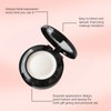 Single Matte White Eyeshadow,Pressed Fine Powder Eyes/hadow,Matte White Eyesha/dow with