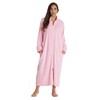 Just Love Plush Zipper Lounger Robe 6729-PNK-L Pink