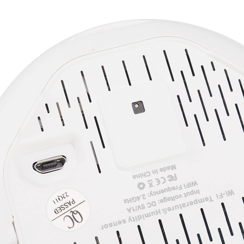 QANYEGN Smart Thermometer with Voice Control and LED Display, WiFi