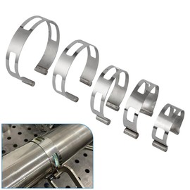 5PCS Exhaust Pipe Tacking Band For Tig Welding Fabrication 2" 2.5" 3" 3.5" 4"