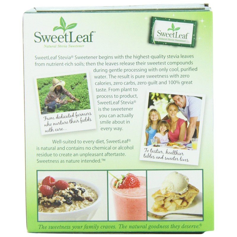 SweetLeaf Natural Stevia Sweetener, 35 Packets (Pack of 4)