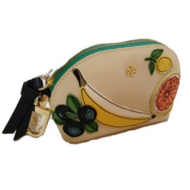 Tory Burch Domed Fruit Pouch Key Chain Fob