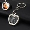[Dinntty] Apple Keyring Keychain Photo Frame Detachable Keychain Diy Gift