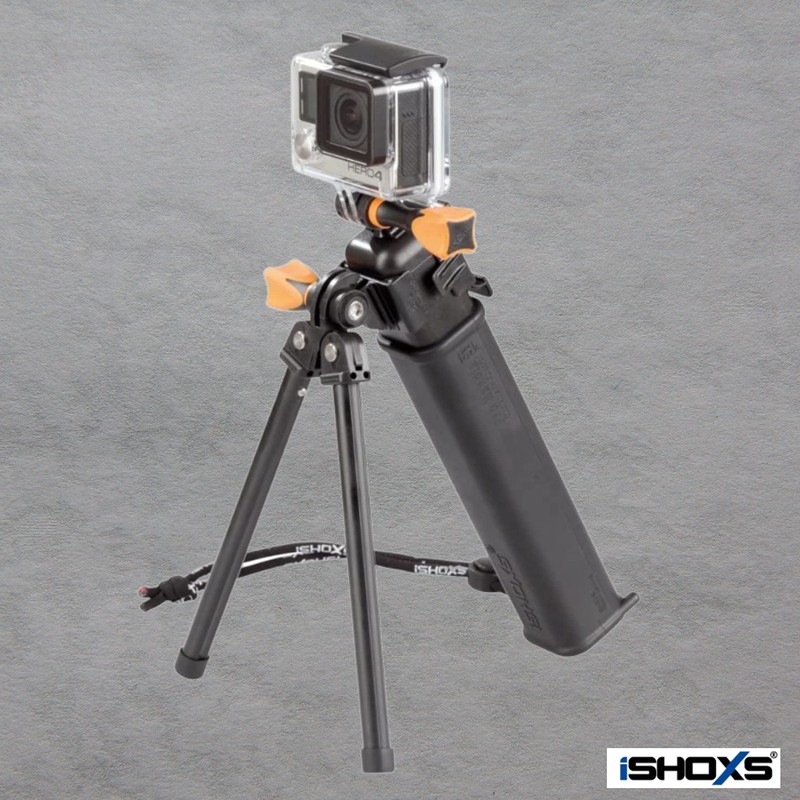 iSHOXS ProHandle Basic - Hand Tripod Action Cam, Tripod Holder