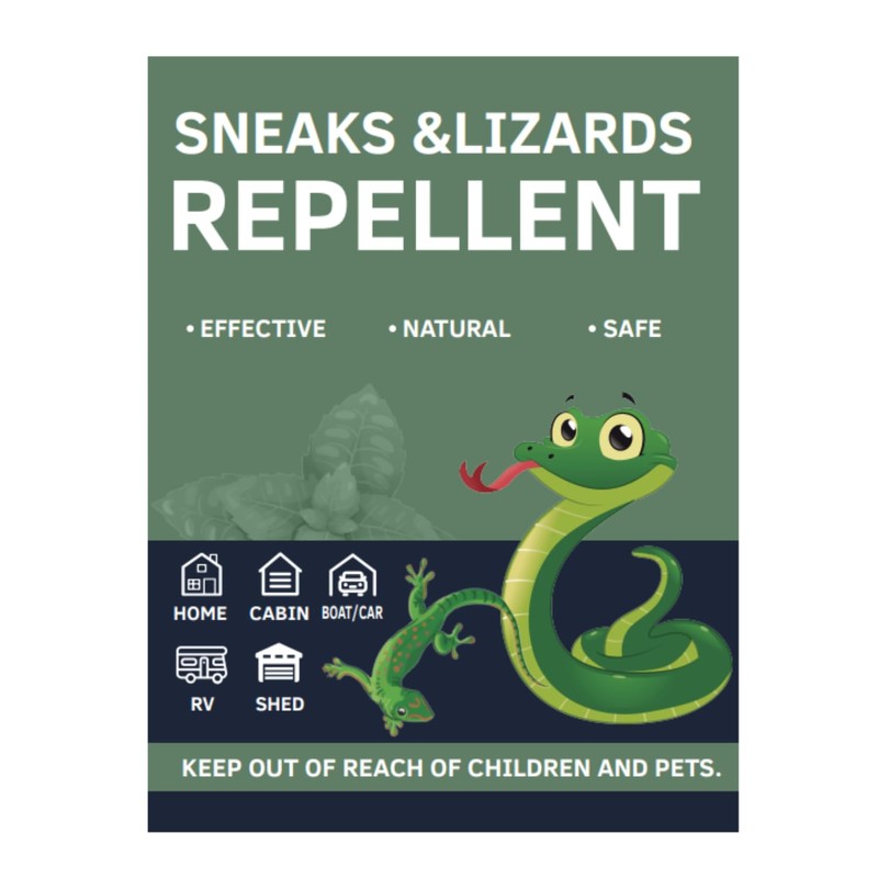 Natural Snake Repellent for Yard, Safe Granules for Pets &