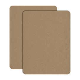 Leather Repair Patch Tape 8×12 inch 2 pcs Furniture Leather Strong Self Adhesive Tape for Sofas Couch Car Seats Cabinets Bags Anti Scratch Patches First Aid Patch Fixing Leather Beige