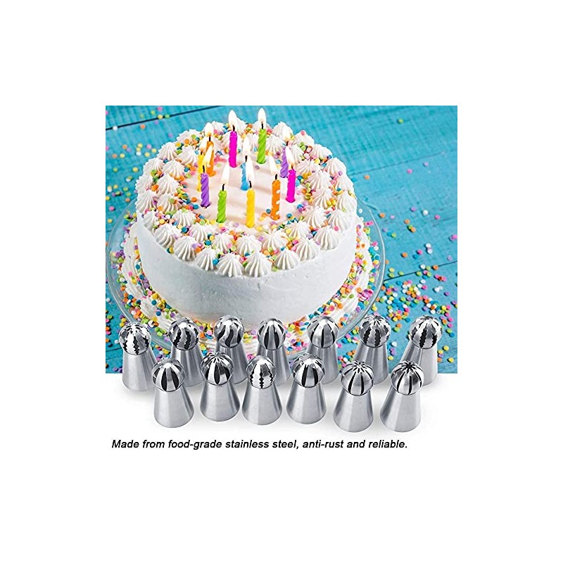 Kit de boquillas para repostería, glaseado ruso flor