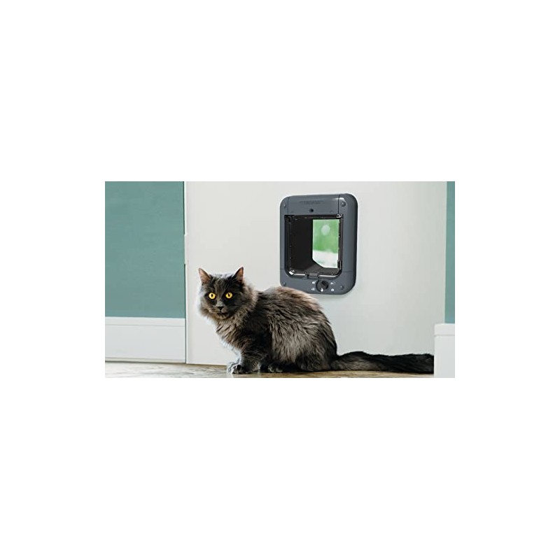 Cat Mate Cat Mate Microchip Activated Cat Flap, Grey, for