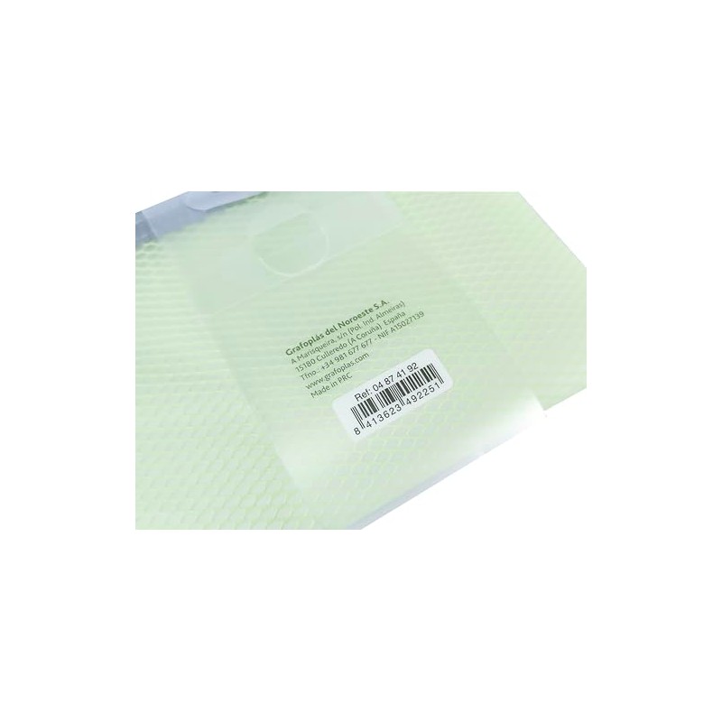 Grafoplás Soft EVA A6 Pastel Green Zipped Bag Soft Touch