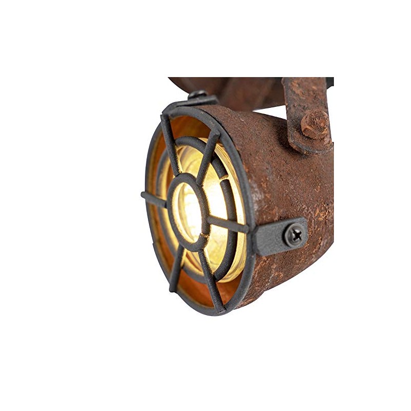 Qazqa industrial rust brown - interior lighting, living room lamp,