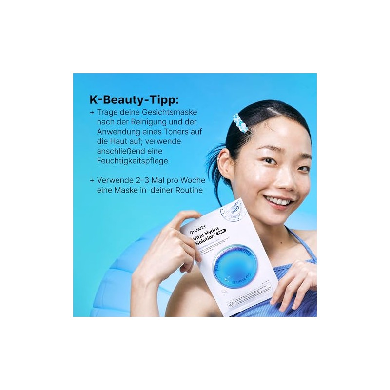 Dr.Jart+ Dermask Vital Hydra Solution Glow Face Mask with Hyaluronic