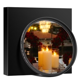 Walking Way 8 Points Star Filter 67 MM Variable Twinkle Effect Starburst Filter - Cross-Screen Filter - Slim Sparkling Effect Lens Filter