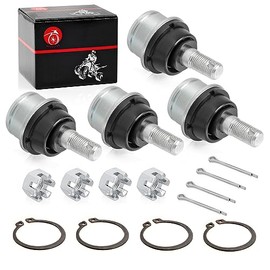 4x Front Upper Arm Ball Joint Kit For HONDA Recon 250 TRX250TE TRX250TM TRX250EX TRX250X FourTrax 300 TRX300 TRX300FW （NO-300EX）