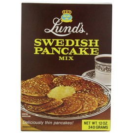 Lunds Swedish Pancake Mix, 12-Ounce (Pack of 6)