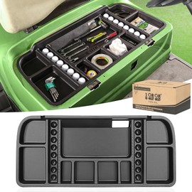 10L0L Golf Cart Under Seat Storage Tray Fits for Yamaha G29 (2007-2016) Drive 2 Electric Golf Cart Original Trojan Battery Underseat Organizer Container Holder Plate