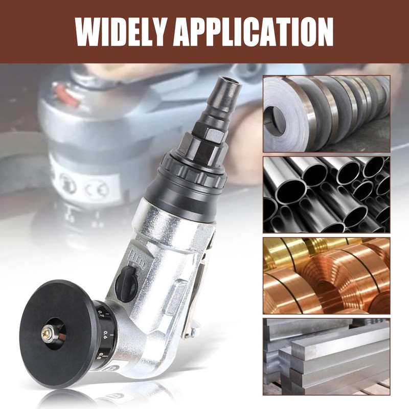 Luolety Mini 45° Pneumatic Chamfering Machine Kit with 2 Interchangeable